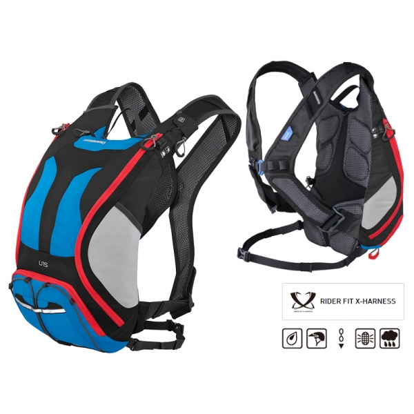 Рюкзак Shimano UNZEN 15L Hydration Daypack черно-синий