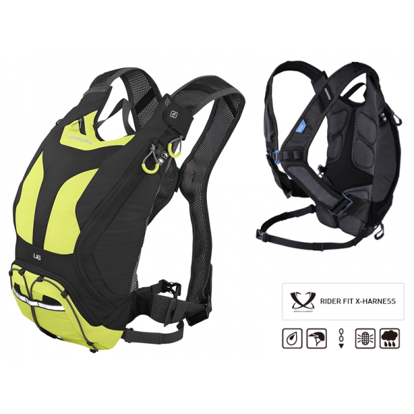 Рюкзак Shimano UNZEN 6L Hydration Daypack черно-желтый