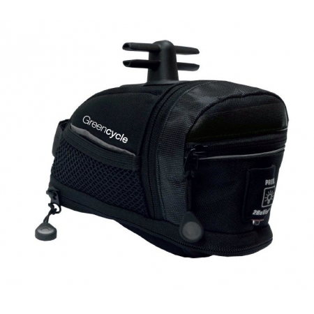 Сумка подседельная Green Cycle Saddle bag M черная